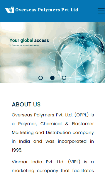 Overseas Polymers Website